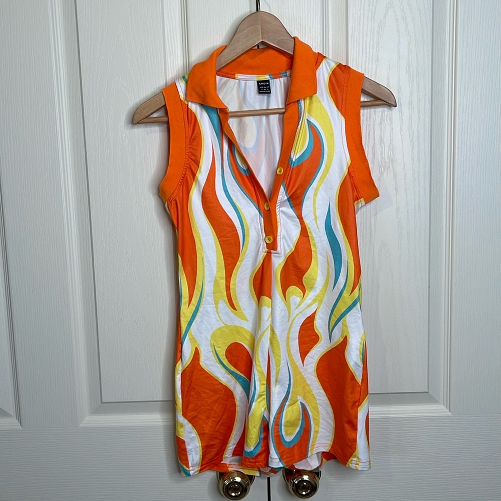 Printed Romper